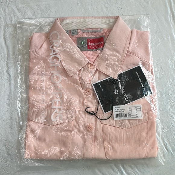 Craghoppers NOSILIFE ADVENTURE SHORT SLEEVE SHIRT - Shell Ponk - Picture 16 of 16